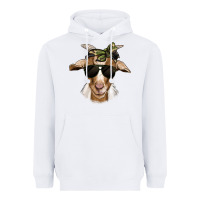 White camouflage bandana goat Heavyweight Hoodie - Jasminsmagicworld