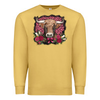 Antique Gold v.d. cow and roses Premium Sweatshirt - AdoDesignShop