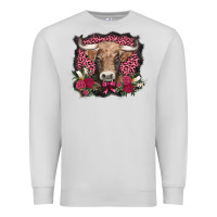 Dove Grey v.d. cow and roses Premium Sweatshirt - AdoDesignShop