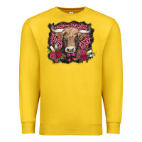 Lemon v.d. cow and roses Premium Sweatshirt - AdoDesignShop