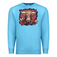 Ocean Blue v.d. cow and roses Premium Sweatshirt - AdoDesignShop