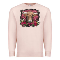 Pale Pink v.d. cow and roses Premium Sweatshirt - AdoDesignShop