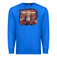 True Royal v.d. cow and roses Premium Sweatshirt - AdoDesignShop