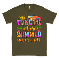 Army Green take me where summer never ends Classic Tee - Zillion Design Studio