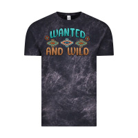 Cloud Black wanted and wild Vintage Tee - MaliasSmallBusiness