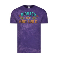 Cloud Purple wanted and wild Vintage Tee - MaliasSmallBusiness