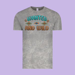Wanted And Wild Vintage Tee Designed By Maliassmallbusiness