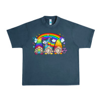 Midnight Navy lgbt gnomes Urban Heavy Tee - Zillion Design Studio