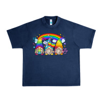 Navy lgbt gnomes Urban Heavy Tee - Zillion Design Studio