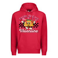 Cardinal tacos are my valentine Premium Hoodie - MaliasSmallBusiness