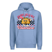 Colony Blue tacos are my valentine Premium Hoodie - MaliasSmallBusiness