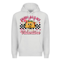 Dove Grey tacos are my valentine Premium Hoodie - MaliasSmallBusiness