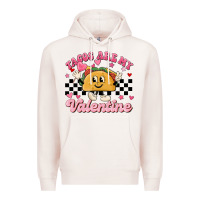 Pale Pink tacos are my valentine Premium Hoodie - MaliasSmallBusiness