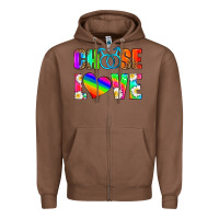 Choose Love (gay) Zipper Hoodie | Teevron