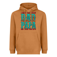Meerkat i have two titles dad and papa and i rock them both Heavyweight Hoodie - Artiststas