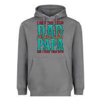Storm i have two titles dad and papa and i rock them both Heavyweight Hoodie - Artiststas