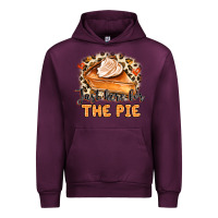 Mauve Wine Just Here For The Pie Urban Hoodie - MaliasSmallBusiness