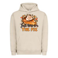 Pigment French Oak Just Here For The Pie Urban Hoodie - MaliasSmallBusiness