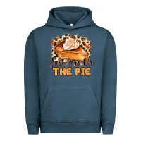 Pigment Midnight Navy Just Here For The Pie Urban Hoodie - MaliasSmallBusiness
