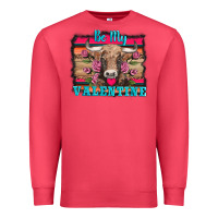 Cardinal be my valentine with cow Premium Sweatshirt - AdoDesignShop
