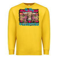 Lemon be my valentine with cow Premium Sweatshirt - AdoDesignShop