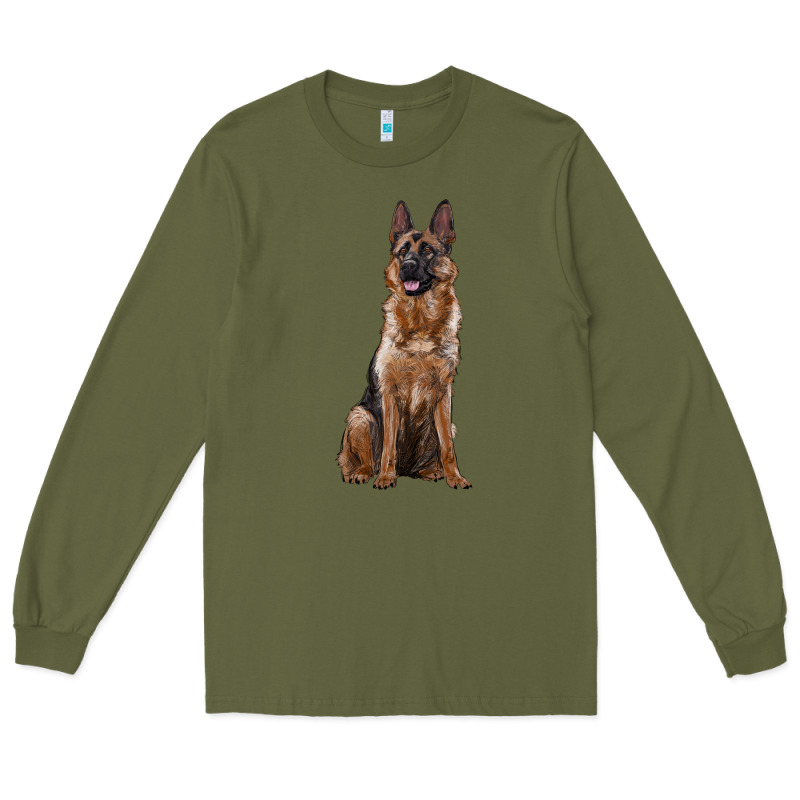 German Shepherd Long Sleeve Tee by RanaPortraitStore | Teevron