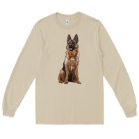 Mushroom german shepherd Long Sleeve Tee - RanaPortraitStore