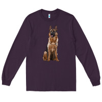 Plum german shepherd Long Sleeve Tee - RanaPortraitStore