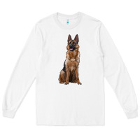 White german shepherd Long Sleeve Tee - RanaPortraitStore