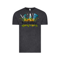 Vintage Black customize nail tools with sunflower preview Vintage Tee - BarkalooDesign