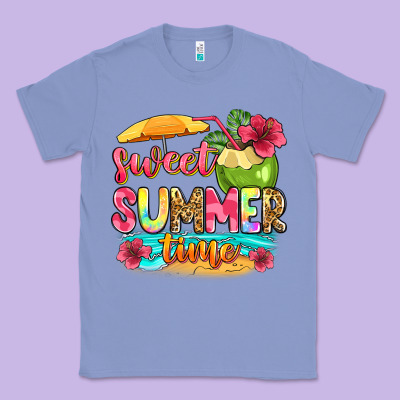 Sweet Summer Time Classic Tee Designed By Zillion Design Studio