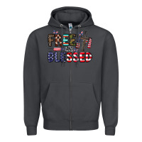 Smoke free and blessed Zipper Hoodie - CowhideDigitalArt