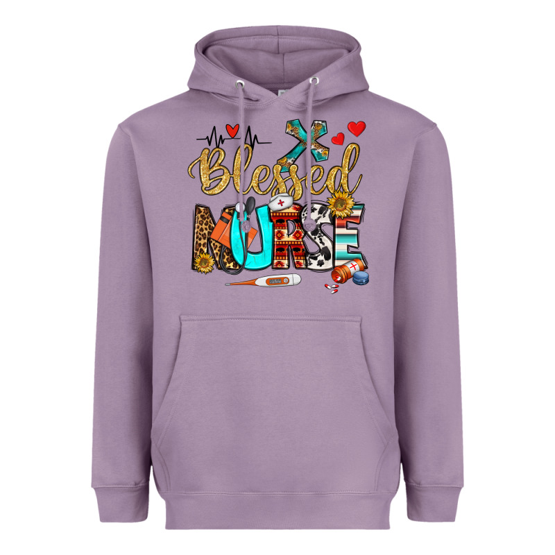 Blessed Nurse Heavyweight Hoodie by BundleAndBundleShop | Teevron