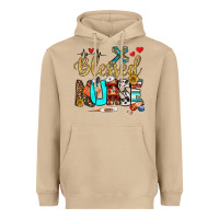 Mushroom blessed nurse Heavyweight Hoodie - BundleAndBundleShop