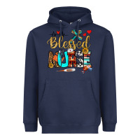 Navy blessed nurse Heavyweight Hoodie - BundleAndBundleShop