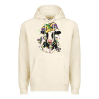 Tofu mardi gras cow Premium Hoodie - MaliasSmallBusiness