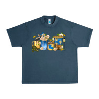 Midnight Navy louisiana coffee cups Urban Heavy Tee - texasbilliewilder