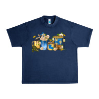 Navy louisiana coffee cups Urban Heavy Tee - texasbilliewilder