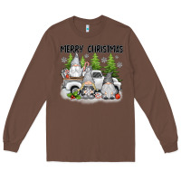 Chestnut merry christmas gnomies Long Sleeve Tee - texasbilliewilder