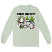 Matcha merry christmas gnomies Long Sleeve Tee - texasbilliewilder