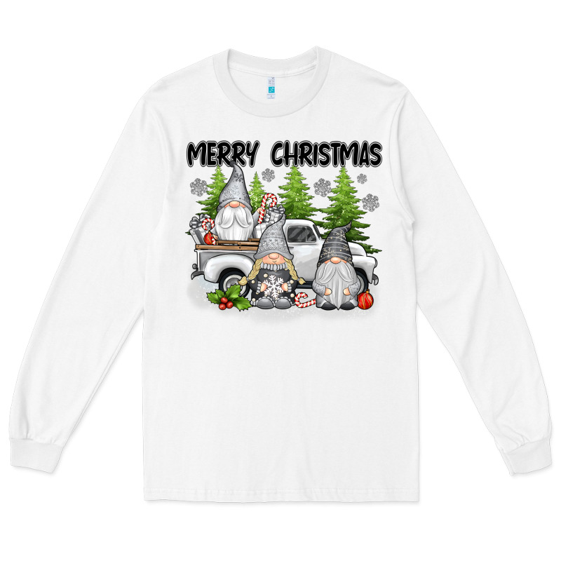 Merry Christmas Gnomies Long Sleeve Tee by texasbilliewilder | Teevron