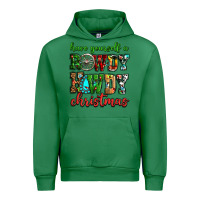 Emerald Have yourself a rowdy howdy Christmas Urban Hoodie - NancyCooperArtShop