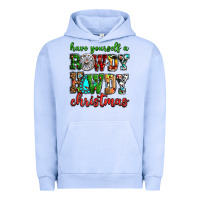 Pigment Grape Ice Have yourself a rowdy howdy Christmas Urban Hoodie - NancyCooperArtShop