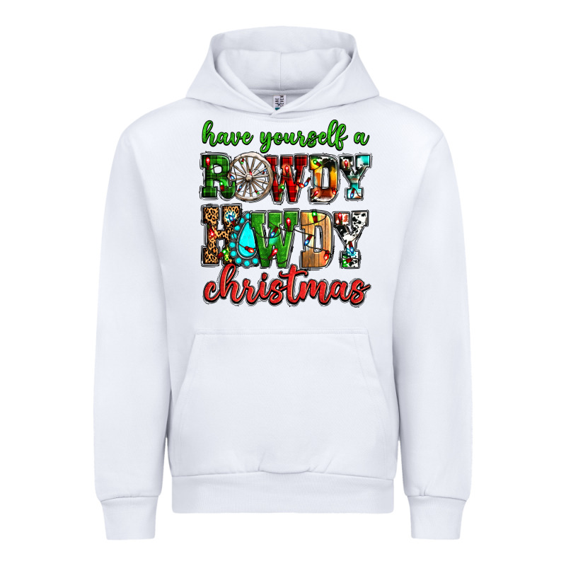 Have Yourself A Rowdy Howdy Christmas Urban Hoodie by NancyCooperArtShop | Teevron
