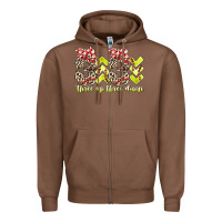 Chestnut three up theree down softball Zipper Hoodie - RacoonDesign