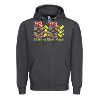 Smoke three up theree down softball Zipper Hoodie - RacoonDesign