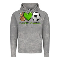 Cloud Rock peace love soccer Vintage Hoodie - AdoDesignShop