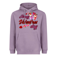 Lavender happy valentines day Heavyweight Hoodie - AdoDesignShop