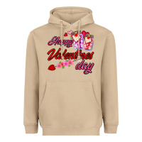 Mushroom happy valentines day Heavyweight Hoodie - AdoDesignShop