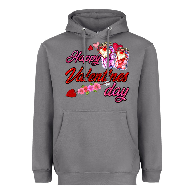 Happy Valentines Day Heavyweight Hoodie by AdoDesignShop | Teevron
